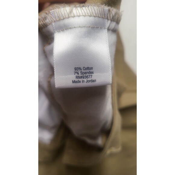 St John's Bay Women's Khaki Stretch Straight Leg Pants Size 18W EUC - Picture 7 of 7